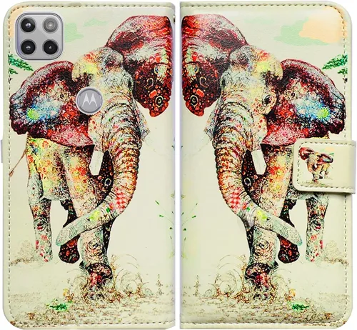 Vista 13 de Bcov Motorola One 5G Ace - Funda de piel con tapa y diseño de pájaro negro, con ranuras para tarjetas, cierre magnético y soporte