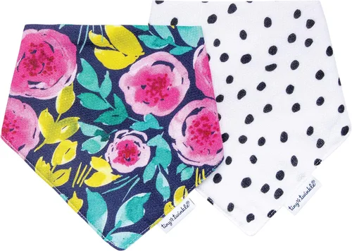 Vista 7 de Tiny Twinkle Baberos tipo bandana – Baberos de baba y dentición resistentes al agua y absorbentes para bebés