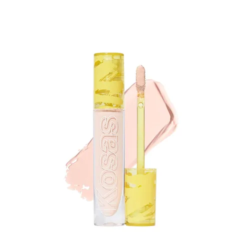 Vista 36 de Kosas Revealer Corrector - Maquillaje de cobertura media con ácido hialurónico, oculta las ojeras debajo de los ojos, manchas oscuras e