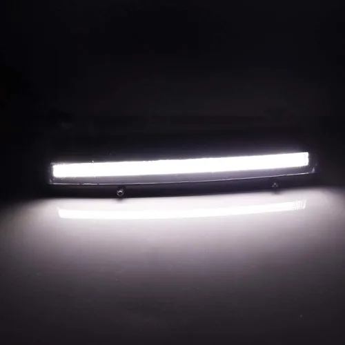 Vista 4 de GTINTHEBOX Parachoques delantero LED Switchback luces de circulación diurna ámbar/blanco con kit de lámpara de señal de giro para Nissan 350z LCI