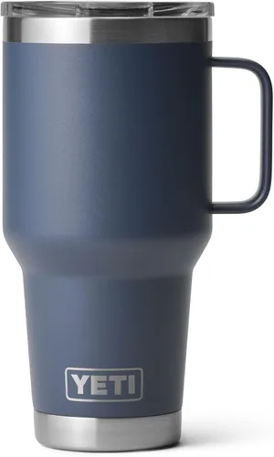 Vista 15 de YETI - Vaso de viaje Rambler de 20 onzas, de acero inoxidable, aislada al vacío con tapa fuerte Stronghold Blanco