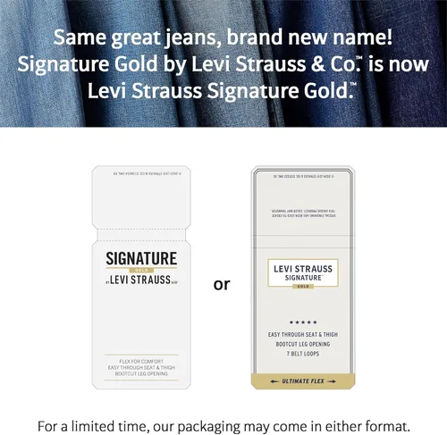 Vista 6 de Signature by Levi Strauss & Co. Gold Label Jeans ajustados de maternidad