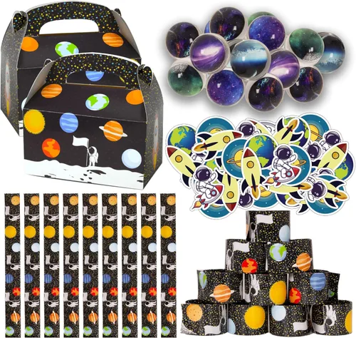 Tigerdoe - Chalecos de astronauta, cascos y recuerdos de fiesta de astronautas - Fiesta del espacio exterior - Fiesta de la NASA (juego de recuerdos