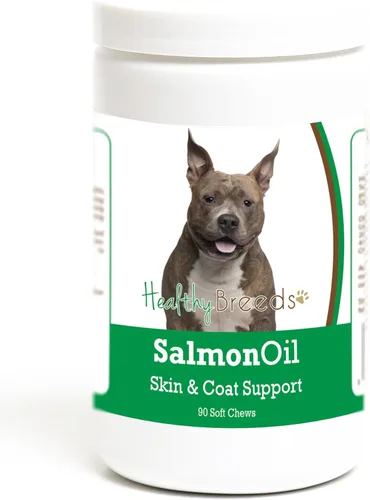 Vista 247 de Healthy Breeds Affenpinscher - Masticables suaves de aceite de salmón, 90
