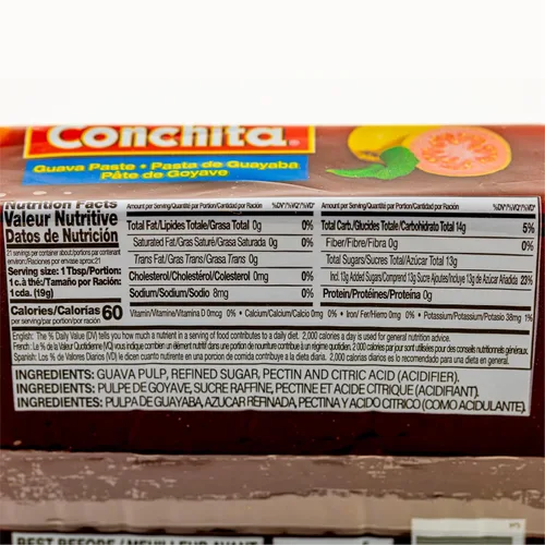 Vista 2 de Conchita Pasta de guayaba, 14.1 onzas, auténtico sabor caribeño, versátil pasta de guayaba para aperitivos y golosinas (paquete de 1)