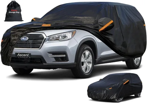 Vista 41 de Kayme Funda de auto de 7 capas para SUV, ajuste personalizado para Hyundai Santa Fe (2006-2025), impermeable, para todo tipo de clima