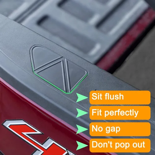 Vista 5 de JKCOVER - Fundas de bolsillo para riel de cama compatibles con Chevy Silverado/GMC Sierra 1500 2014-2018 y 2015-2019 Silverado/Sierra 2500/3500 HD