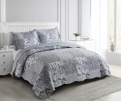 Vista 18 de Brilliant Sunshine Juego de edredón de 2 piezas con 1 funda, reversible, suave y ligero, para todas las estaciones, individual, verde