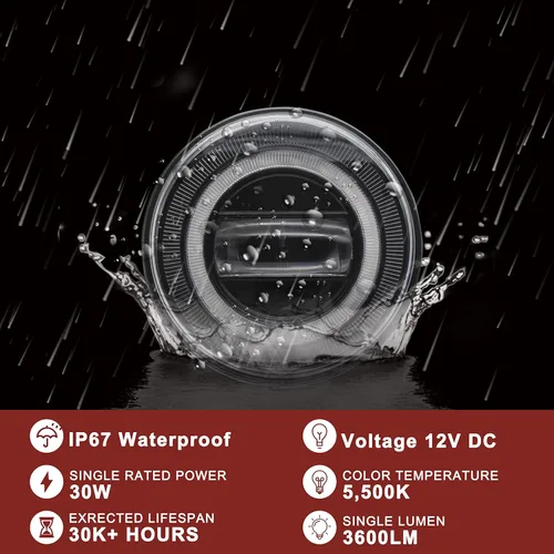 Vista 7 de KEWISAUTO Luces antiniebla LED con luces de circulación diurna para GMC Sierra 2007-2014, luces antiniebla de conducción con DRL para 2007 2008 2009