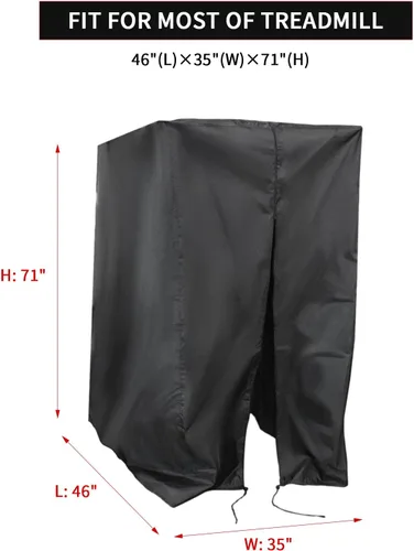 Vista 2 de Cubierta para cinta de correr, plegable, impermeable, para máquina de correr plegable, para interiores y exteriores