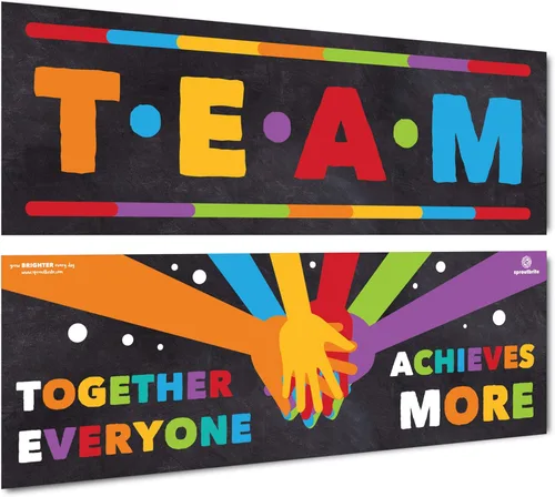 Vista 8 de Sproutbrite Decoraciones para el aula, carteles para profesores, tablón de anuncios y decoración de pared para temas de preescolar, primaria