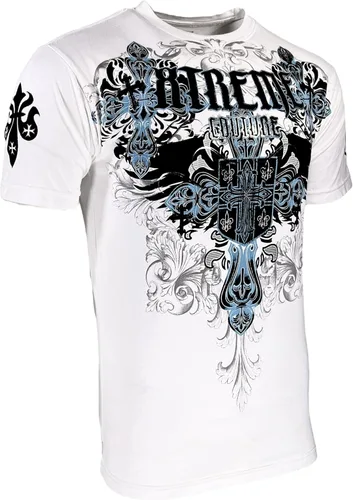 Vista 5 de Xtreme Couture por Affliction Men T-Shirt Classic Crest Biker MMA Gym S-4X $40