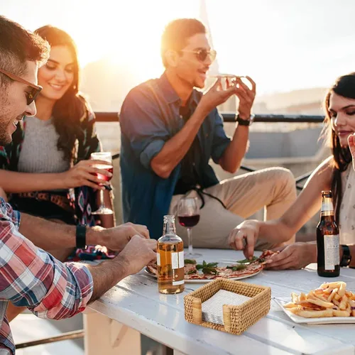 Vista 2 de Sumnacon Servilletero, Servilletero Cuadrado de Ratán para Mesa de Mimbre de Encimera, Servilleteros para Cóctel Servilleteros Rústicos para Cocina