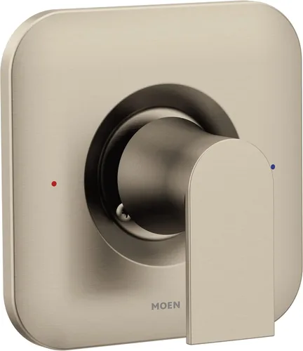 Vista 16 de Moen Genta LX - Kit de moldura moderna de equilibrio de presión Posi-Temp de 1 mango, requiere válvula, T2471BZG