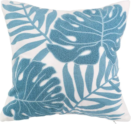 Vista 9 de Fundas de almohada con bordado de girasoles de 18 x 18 pulgadas, 4 fundas de cojín decorativas florales 100% algodón, decoración del hogar, flores