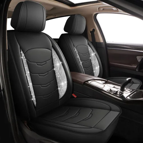 Vista 139 de Fundas de asiento para Toyota 4runner 2003-2025, fundas de asiento de automóvil de cuero impermeables, resistentes a los arañazos, fáciles