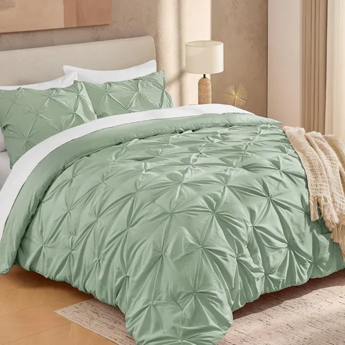 Vista 28 de Andency Juego de Edredón Beige Individual (66x90 Pulgadas), Edredón de 2 Piezas para Niñas y Niños, Juego de Edredón de Microfibra Suave