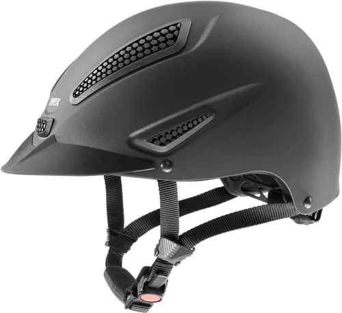 uvex perfexxion II - Casco de equitación para mujer y hombre, color antracita, ajustable y excelente ventilado