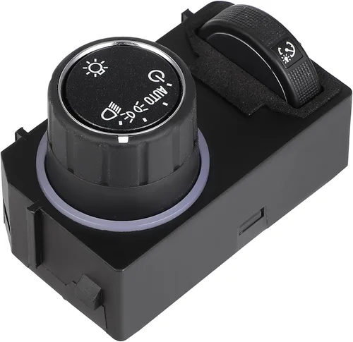 SCITOO Interruptor de atenuación de faros delanteros 23187807 84154111 para Chevrolet Silverado 15002015-2017 para Chevrolet Suburban2015-2017 para