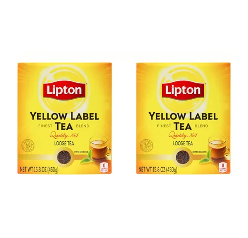 Vista 18 de Lipton Etiqueta Amarilla Mezcla Internacional Bolsas de Té Lipton Té Negro Calidad Premium 200 Gramos (Paquete de 1)