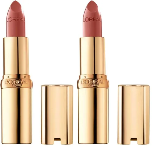 Vista 31 de L'Oreal Paris Colour Riche Original - Lápiz labial cremoso e hidratante satinado con aceite de argán y vitamina E, volcánico, 1 unidad