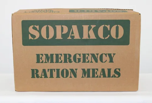 Vista 4 de SOPAKCO Raciones alimenticias reducidas en sodio MRE 14 comidas listas para comer - 8/23 o más recientes