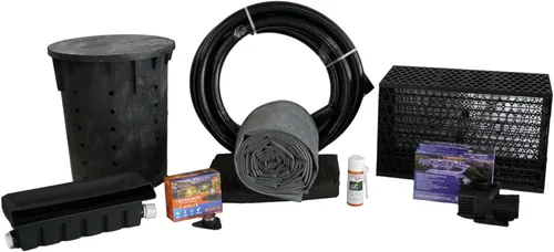 Vista 8 de HALF OFF PONDS Simply Waterfalls 4000 Kit libre de estanque con forro de PVC de 10 pies x 20 pies y bomba de 4,000 GPH - PVCPMAN3