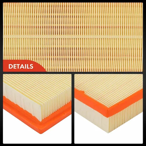 Vista 7 de A-Premium Filtro de aire de motor compatible con Volkswagen Beetle, Golf, Jetta, Passat, Rabbit, 2005-2014, L5 2.5L, panel flexible, repuesto #