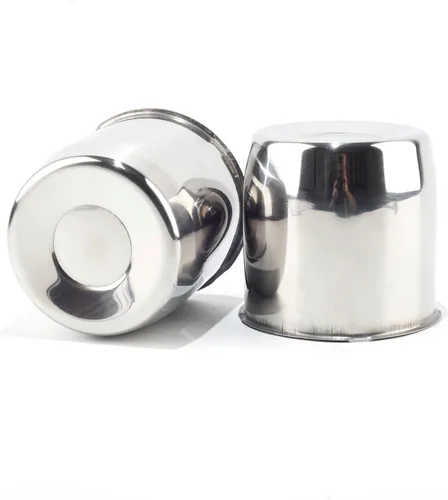 Vista 20 de 2 Piezas Tapas Centrales de Rueda de Remolque de Acero Inoxidable de 3.19 pulgadas Push Through Diámetro de 3.19 pulgadas, Tapa de Cubo de 3.6