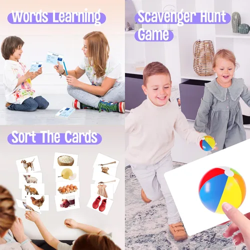 Vista 6 de 140 Tarjetas de imagen con sustantivos, tarjetas didácticas de imágenes, herramienta de desarrollo del habla para el autismo, material didáctico