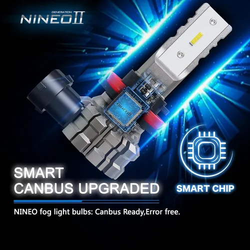Vista 4 de NINEO Bombilla LED antiniebla H11 H16 H8, 300% más brillante, 5530 chips 6500K xenón blanco impermeable, paquete de 2