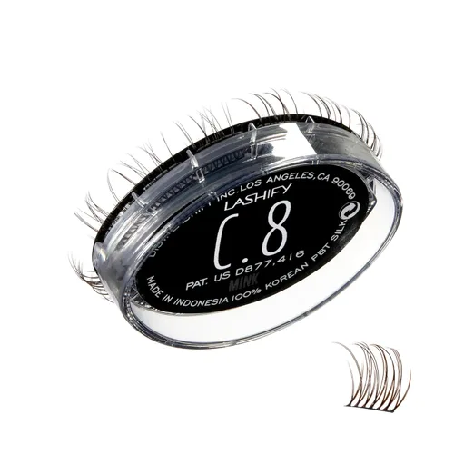 Vista 11 de Lashify Rizo de 0.472 in Gossamer extensiones de pestañas de repuesto, color ceniza, pestañas postizas para un aspecto natural