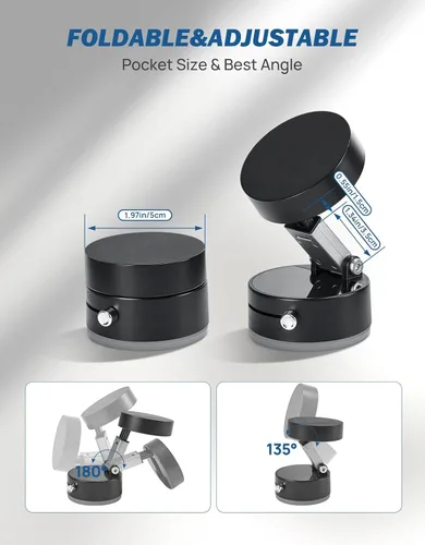 Vista 8 de JOYTUTUS Soporte de teléfono de ducha, soporte de teléfono reutilizable con ventosa para ducha, espejo, cocina, ventana y baño, soporte de teléfono