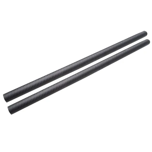 ARRIS Tubos de Fibra de Carbono de 6 mm x 4 mm x 420 mm, Rollo Envuelto 100% Puro Redondo de Fibra de Carbono Hueca de 6 mm 3K para Cuadricóptero