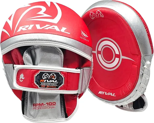 Vista 6 de RIVAL Boxing RPM100 - Guantes profesionales de perforación, diseño ergonómico precurvado, correa de muñeca de gancho y bucle en ángulo y forro