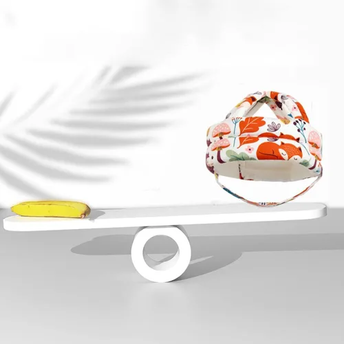 Vista 6 de Surakey Casco para caminar para niños pequeños, antigolpes, protección contra golpes, casco de seguridad, ajustable, transpirable, para niños