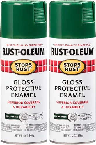 Vista 82 de Rust-Oleum 7776830 - Pintura en aerosol para prevención del óxido, 12 onzas, negro plano