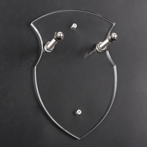 Vista 2 de WANLIAN Soporte para espada montado en la pared, tarjeta de pared de espada, espada de acrílico, para exhibir en la pared, para tarjetas, escudo