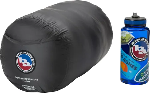 Vista 5 de Big Agnes Echo Park - Saco de dormir extra espacioso de lujo, 0°/25°/35° - Sistema de sujeción Padlok para acoplamiento de colchón de dormir