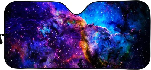 Vista 24 de FUSURIRE American Flag Eagle Print Windshield Sunshade for Car Universal Front Window Visor Cover Block Sun and Heat Summer Berry Women's Car