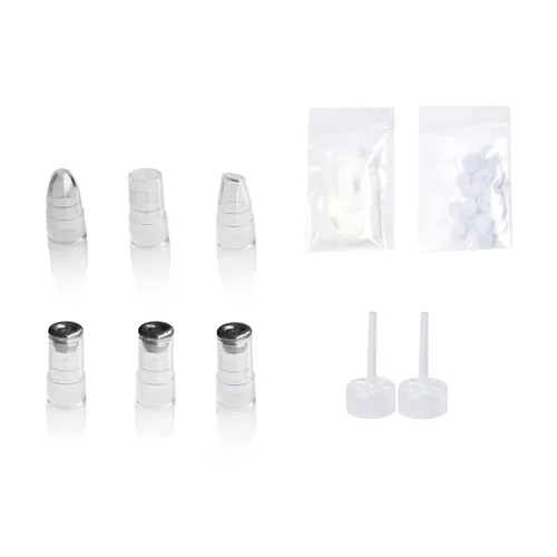 Puntas de repuesto Filtros de algodón F Diamond Microdermabrasión Peeling al vacío para rejuvenecimiento de la piel (3 puntas de diamante + 3
