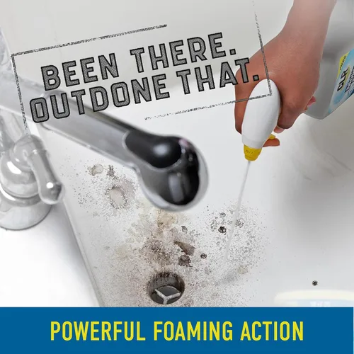Vista 7 de CLR Mold & Mildew Clear - Spray removedor de manchas sin blanqueador, funciona en azulejos de baño, vidrio, tela, hormigón y más, spray de 32 onzas
