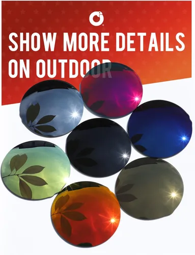 Vista 6 de Lentes De Reemplazo De Policarbonato De 1.8MM Para Oakley Holbrook XXL OO9487 2.402 in Sunglass - Saddle Brown