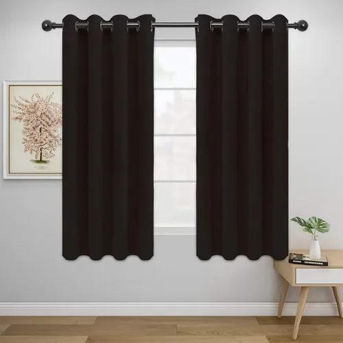 Vista 572 de Easy-Going - Cortinas opacas para dormitorio, aislamiento térmico sólido con ojales, cortinas de ventana para reducción de ruido, cortinas