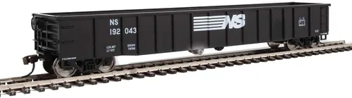 Vista 5 de Walthers Trainline Tolva compensada - Listo para funcionar- Escala HO nacional canadiense (marrón, blanco; logotipo grande)