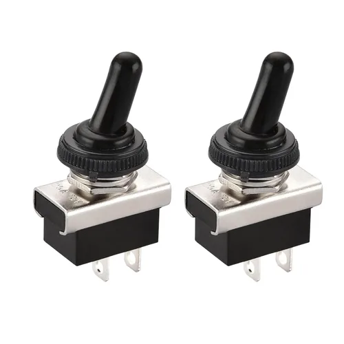 Vista 16 de Baomain, interruptor de conmutación SPST con apagado-encendido, 2 clavijas, 12 V 25 A con cubierta impermeable para auto