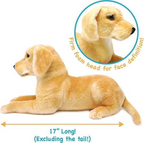 Vista 4 de TigerHart Mason el Labrador - Animal de peluche de 19 pulgadas