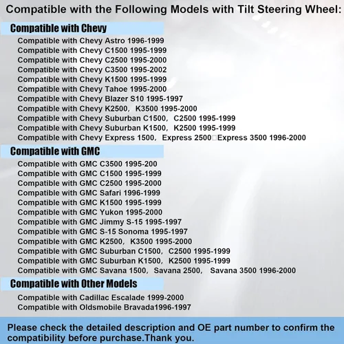 Vista 7 de Interruptor de señal de giro combinado multifunción Interruptor de control de crucero de riesgo de limpiaparabrisas para 1995-2002 Che-vy Tah-oe