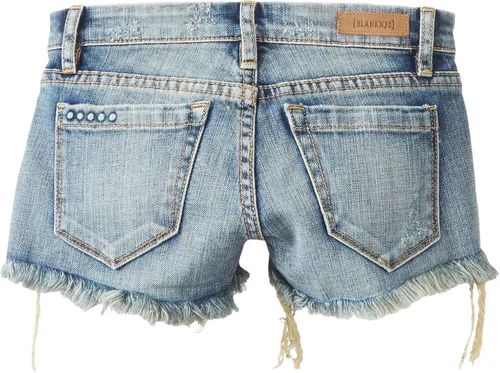 Vista 2 de BLANKNYC Ropa de lujo para niñas grandes, pantalones cortos cortados, cómodos y elegantes
