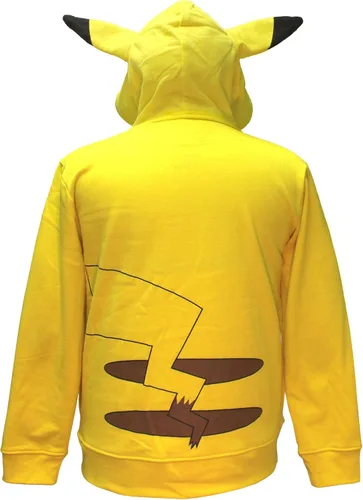 Vista 2 de Pokemon Sudadera con capucha para disfraz de Pikachu para niño